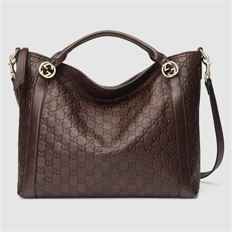 gucci small brown bag|gucci brown leather bag vintage.